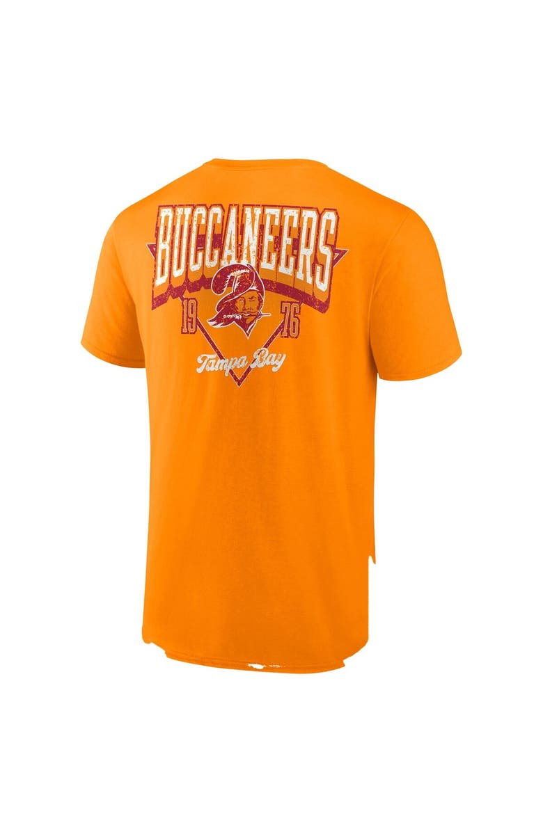 FANATICS Men's Fanatics Orange Tampa Bay Buccaneers Big & Tall Throwback Logo T-Shirt, Alternate, color, 