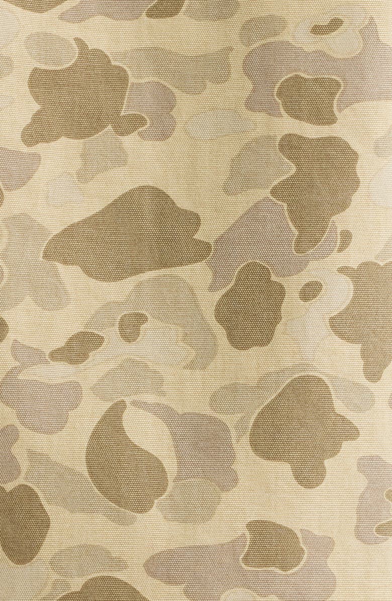 Camo Duck Cotton Canvas Button-Up Shirt