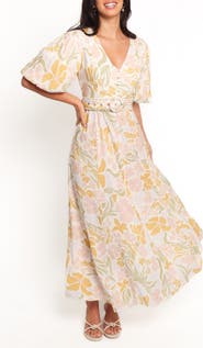 Petal & Pup Reva Floral Print Maxi Dress