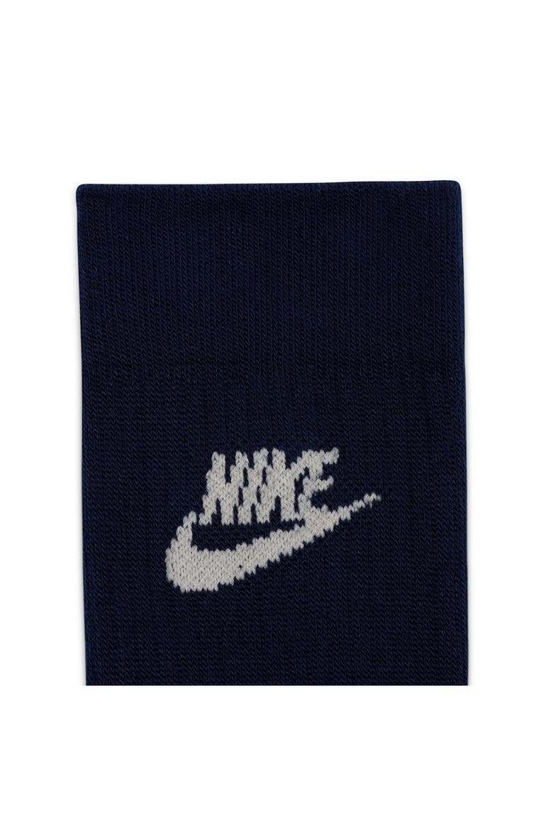 Sportswear Everyday Essential Assorted 3-Pack Crew Socks, Alternate, color, NAVY MULTI