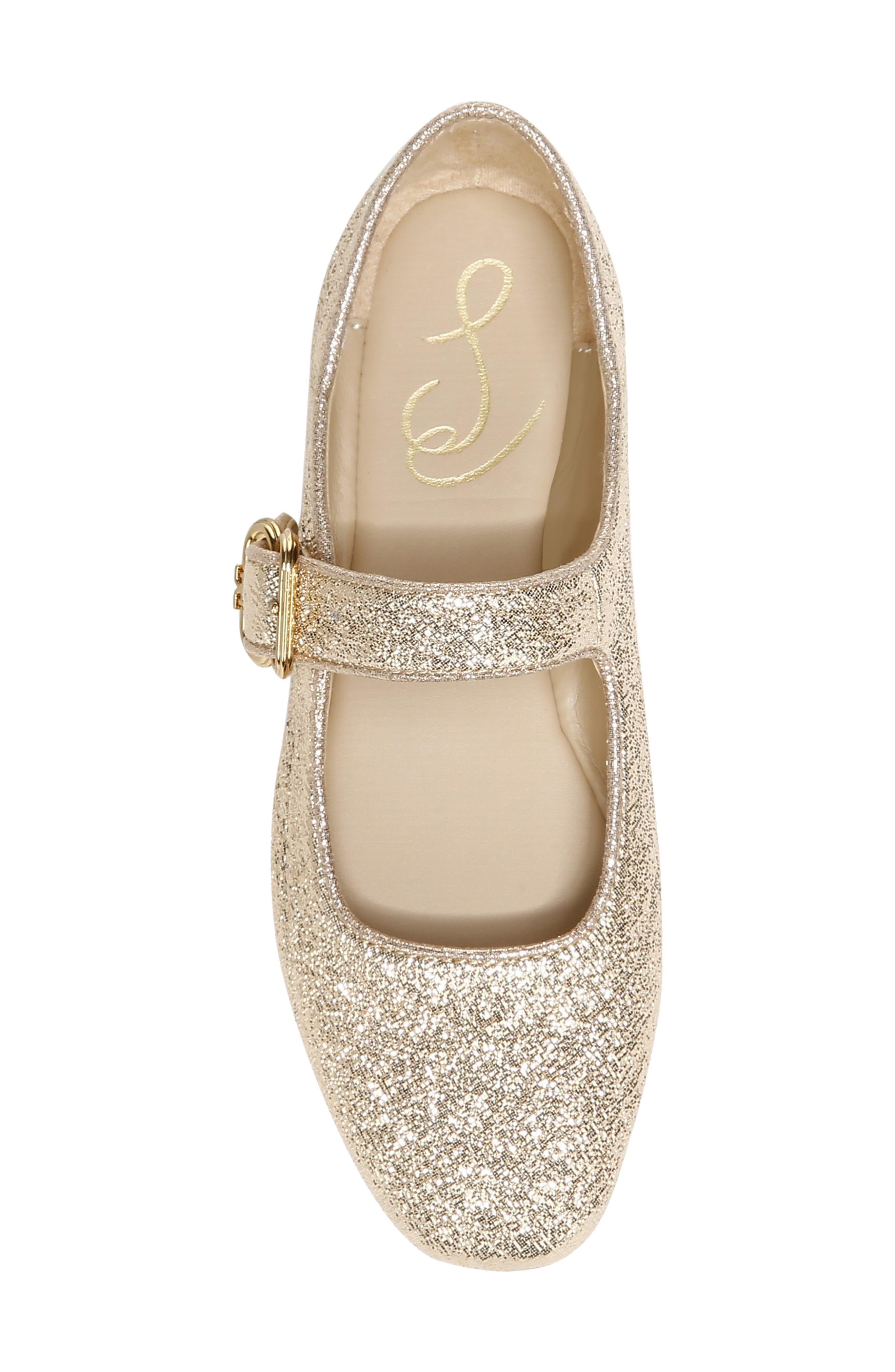 Sam Edelman Kids' Michaela Mary Jane Flat, Alternate, color, Gold