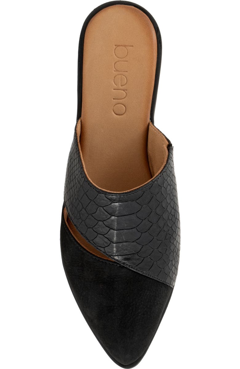 Bueno Blaze Pointed Toe Mule, Alternate, color, Black Nubuck