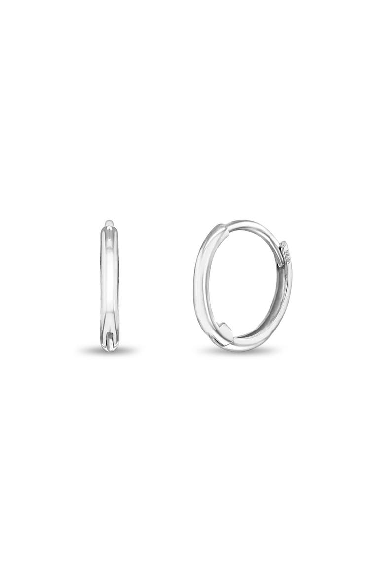 14k The Tiny Hoop Earrings, Main, color, Silver