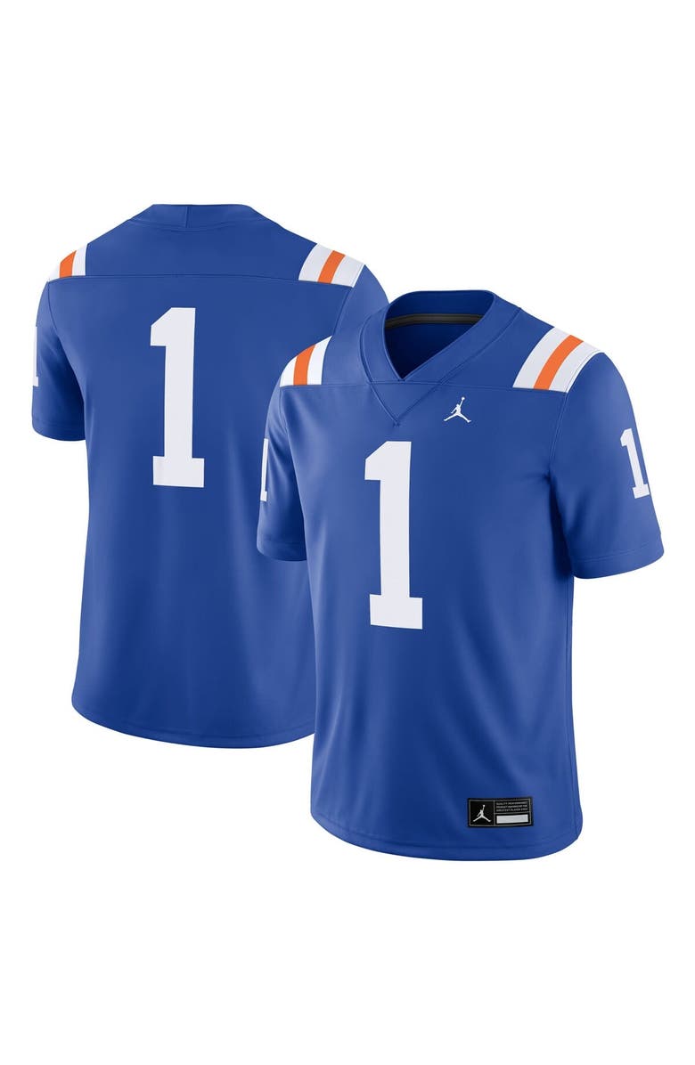 Jordan Brand Men's Jordan Brand #1 Royal Florida Gators Alternate Game Jersey, Main, color, Royal
