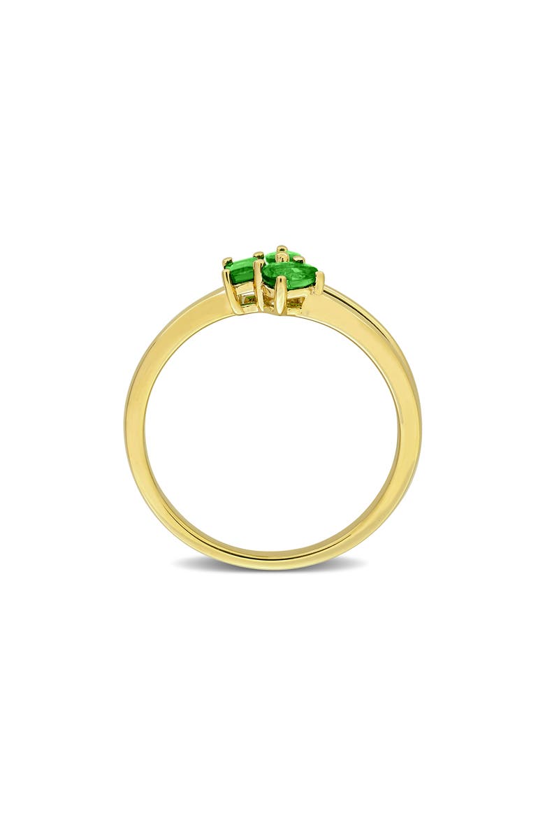 Multiple Cut Tsavorite Cluster Ring, Alternate, color, GREEN