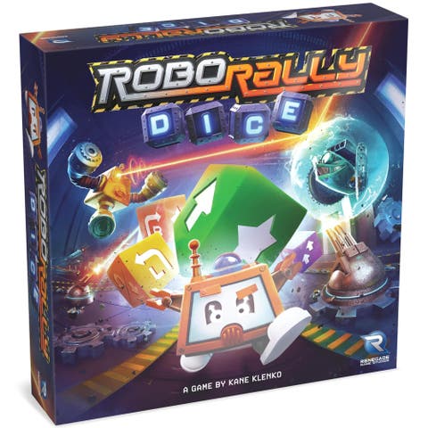 Robo Rally Dice, Competitive Racing Robot Board Game