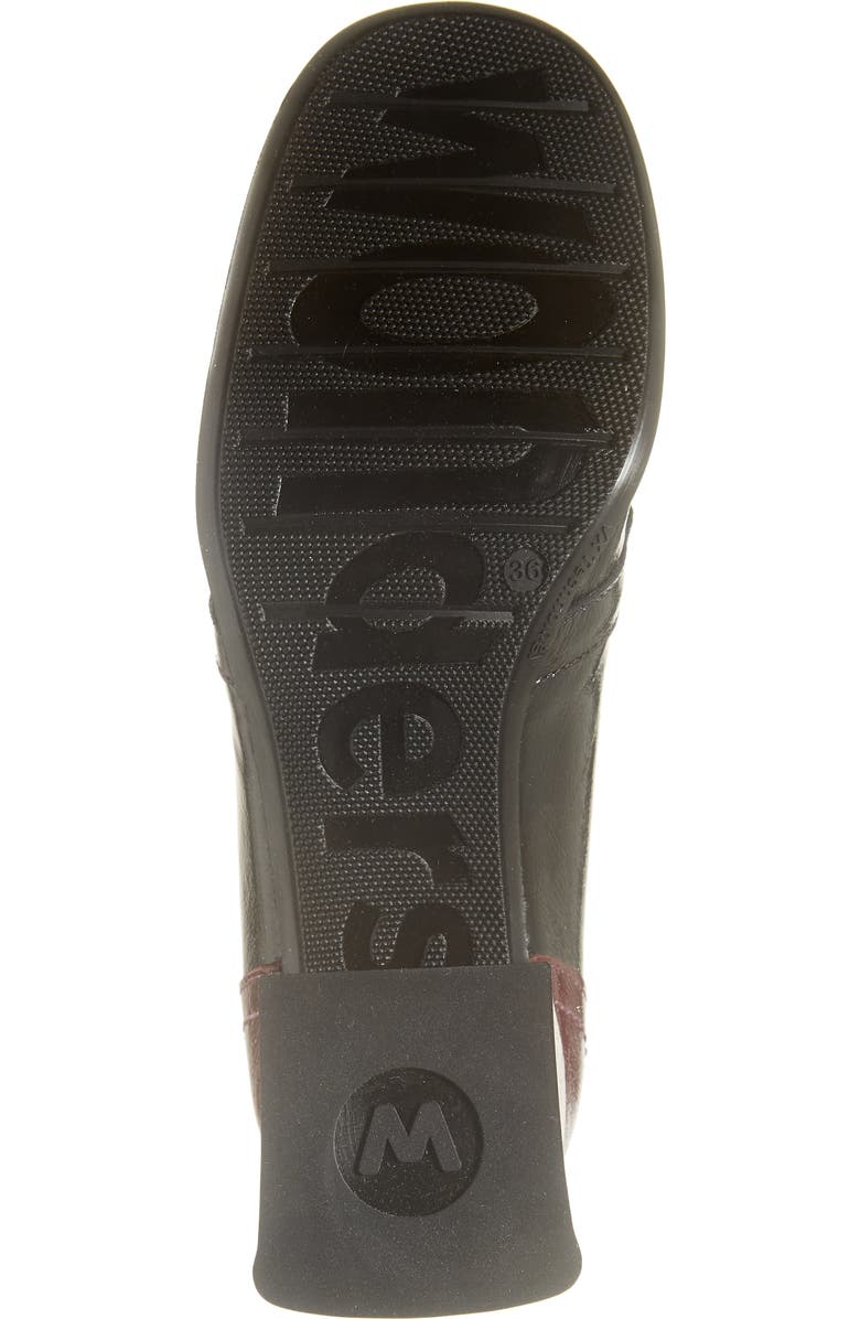 Wonders Moc Toe Bit Loafer Pump, Alternate, color, Black Vino Cream Combo