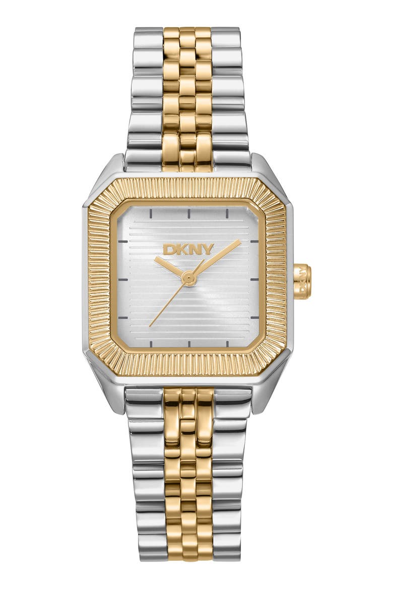 Signature Shape Tank Bracelet Watch, 27mm x 34mm, Main, color, SILVER