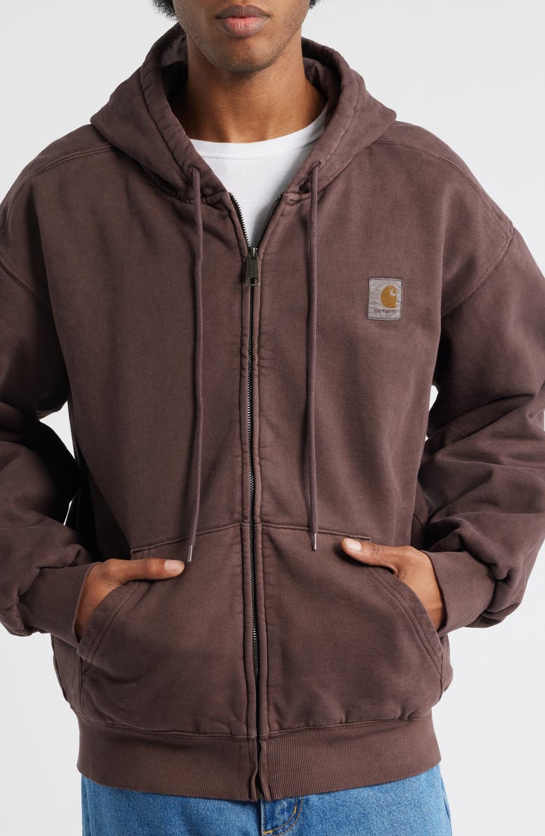 Carhartt Work In Progress Hooded Vista Jacket, Alternate, color, Palisander Garment Dyed