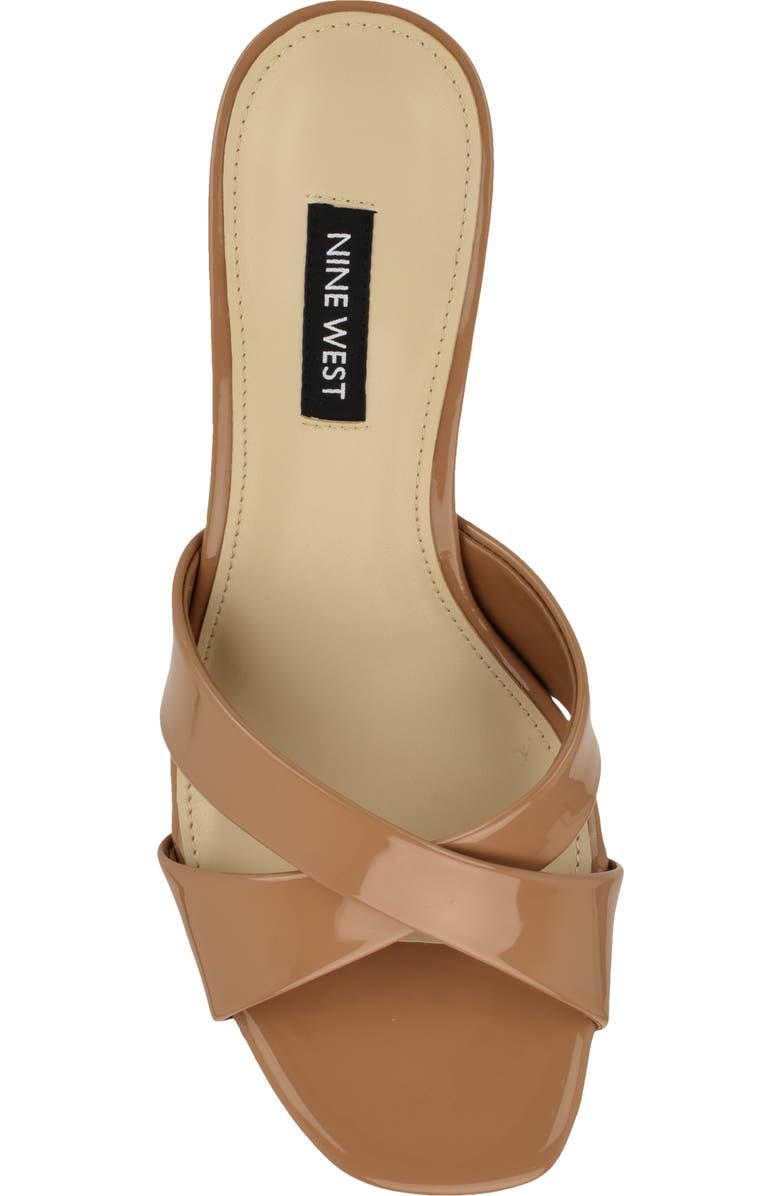 Nine West Merlana Kitten Heel Sandal, Alternate, color, Light Brown