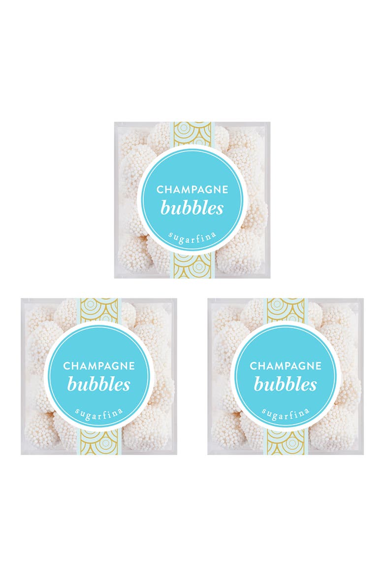 Champagne Bubbles Small Cube Set of 3, Main, color, NO COLOR
