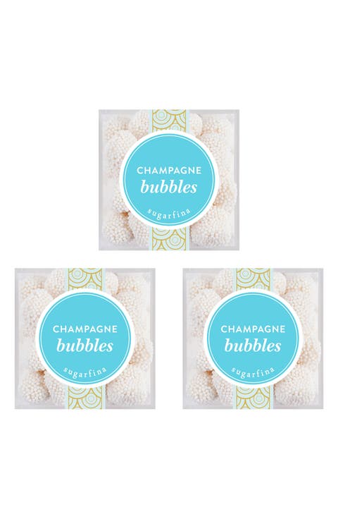 <p>Champagne Bubbles Small Cube Set of 3</p>