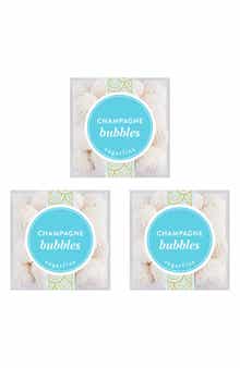 sugarfina Champagne Bubbles Small Cube Set of 3