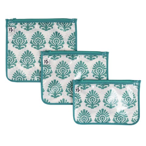 Airline Compliant Toiletry/Cosmetics Travel Bags, 3-Pack
