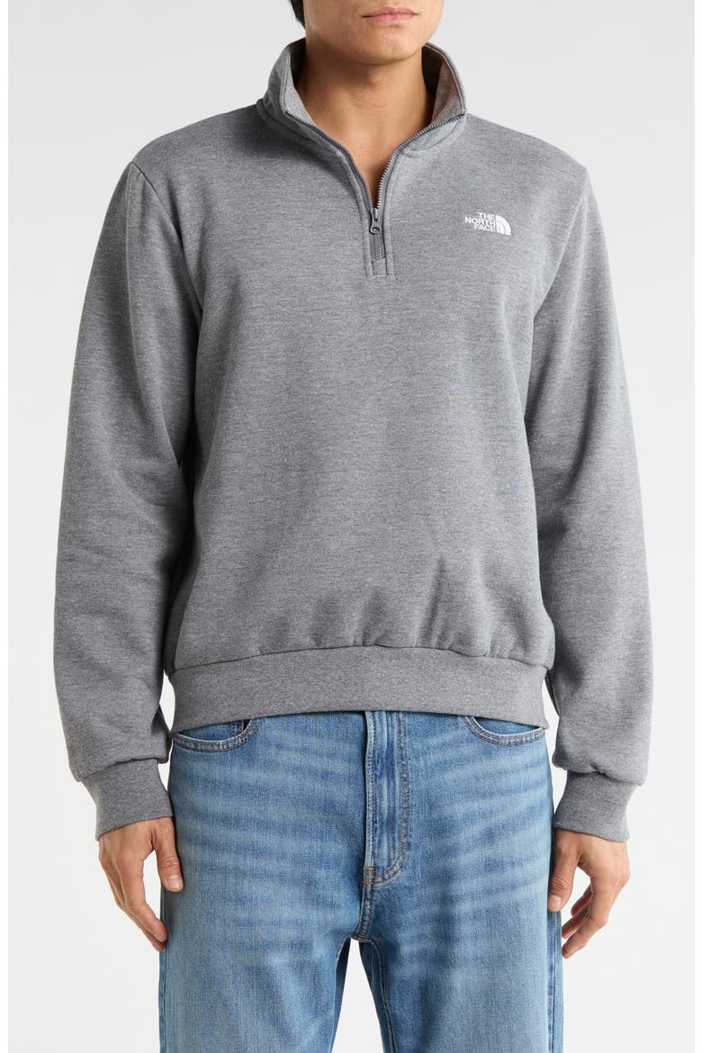 Evolution Quarter Zip, Main, color, TNF MID GREY HEATHER