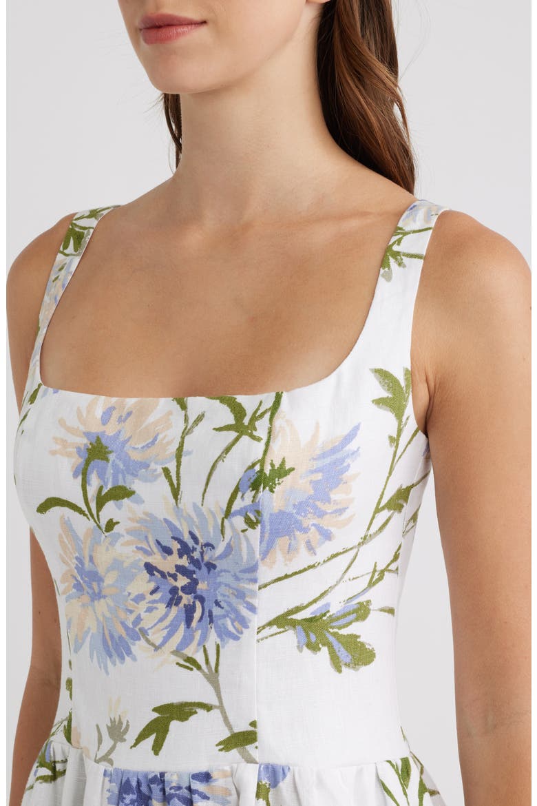 Janu Linen Minidress, Alternate, color, SERENITY