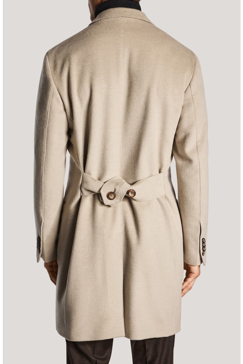 Harvard Wool & Cashmere Overcoat, Alternate, color, SAND