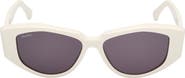 Max Mara Lee 52mm Round Sunglasses