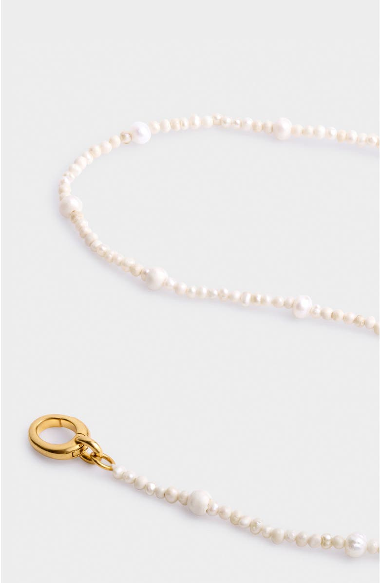 Katie Loxton Pearl Glow Choker, Alternate, color, Gold Coated