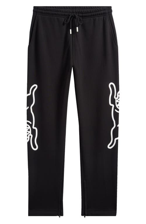 Icecream Contender Cotton French Terry Sweatpants In Black
