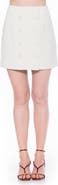 Alexia Admor Jinny High Rise Double Button Miniskirt