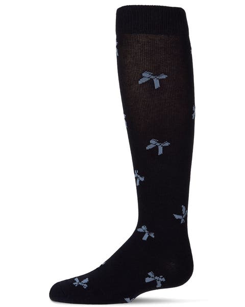 Multi-Bow Knee High Sock