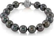 The Pearl Source 9-10mm Tahitian South Sea Pearl Bracelet - AAA Quality