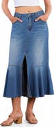 Wash Lab Denim Denim Midi Mermaid Skirt