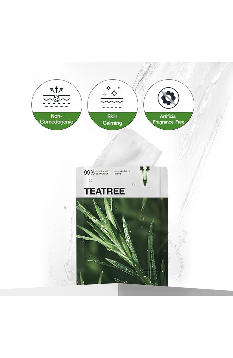MEDIHEAL Teatree Essential Sheet Mask Set, Alternate, color, Dark Green