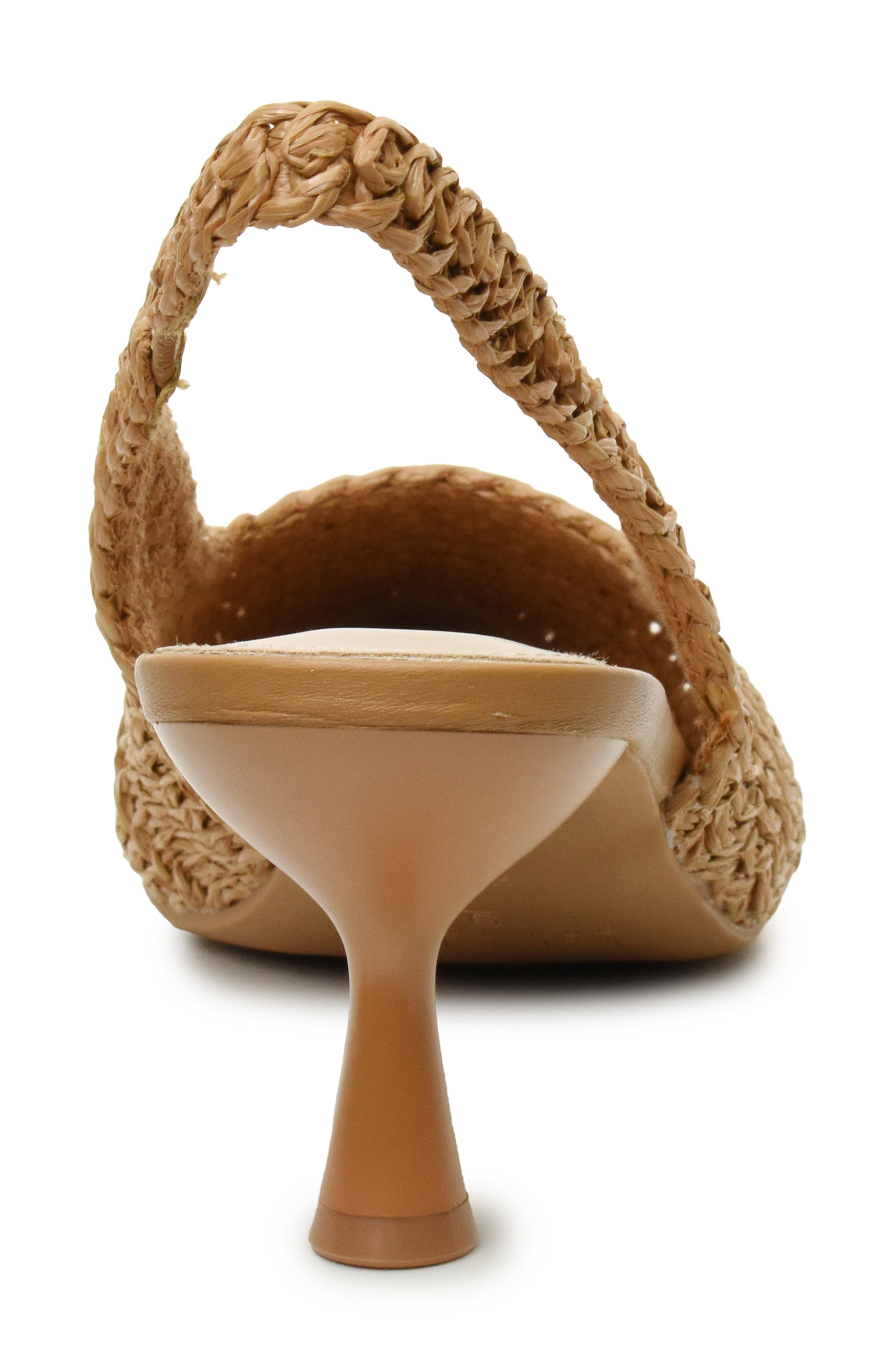 Nicole Miller Woven Raffia Slingback Pump, Alternate, color, 