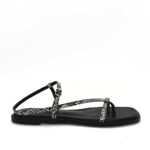 Maxy Asymmetric T-Strap Sandal