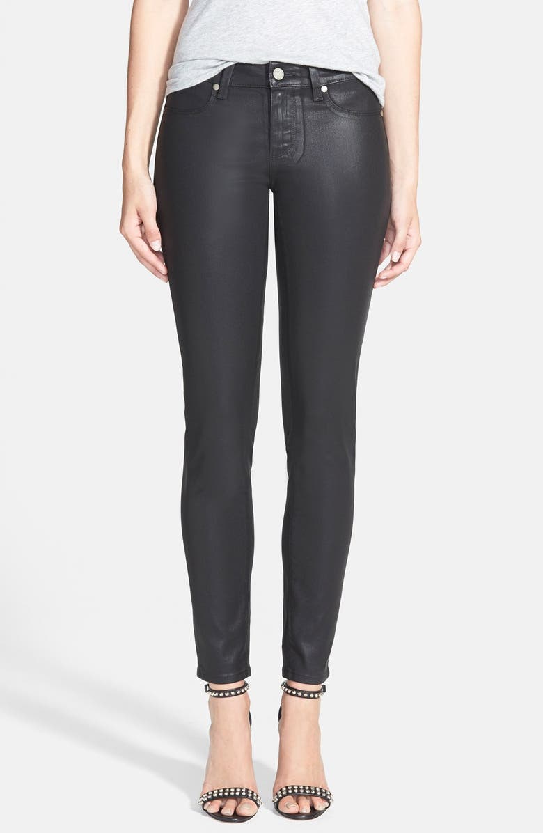 PAIGE 'Verdugo' Coated Ultra Skinny Ankle Jeans, Main, color,