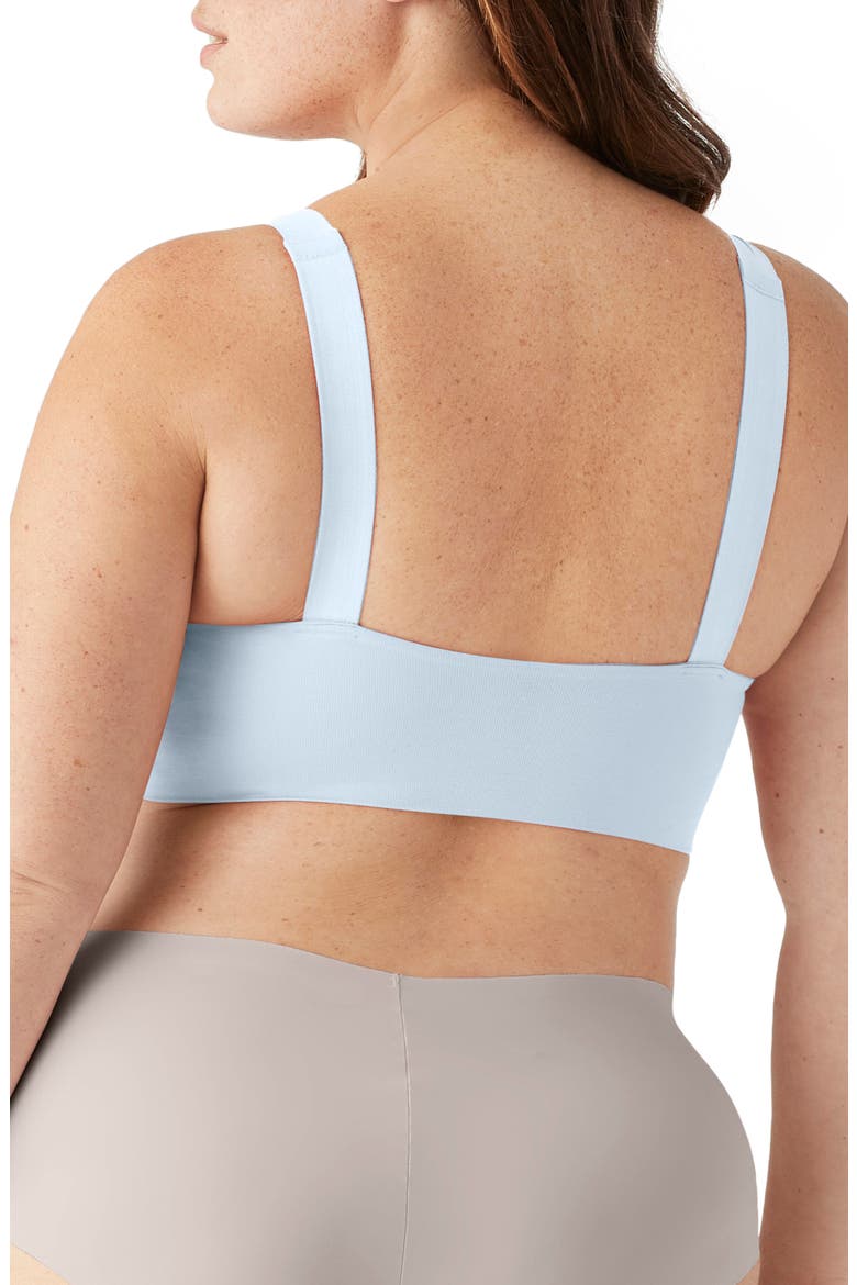 True Body Lift V-Neck Full Cup Soft Form Band Bra, Alternate, color, POWDER BLUE