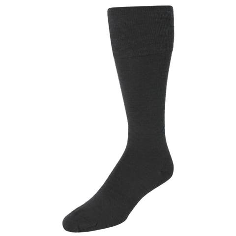 Santana Solid Colored Mid-Calf Merino Wool Socks (1 Pair)
