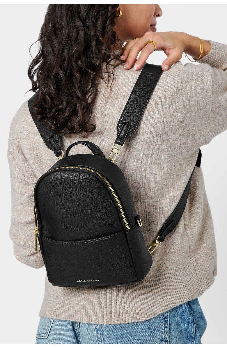 Katie Loxton Mika Small Backpack, Alternate, color, Black