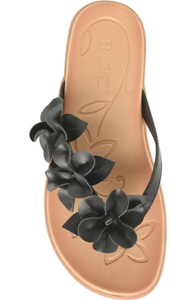 B O C BY BØRN Hensley Flower Sandal, Alternate, color, Black