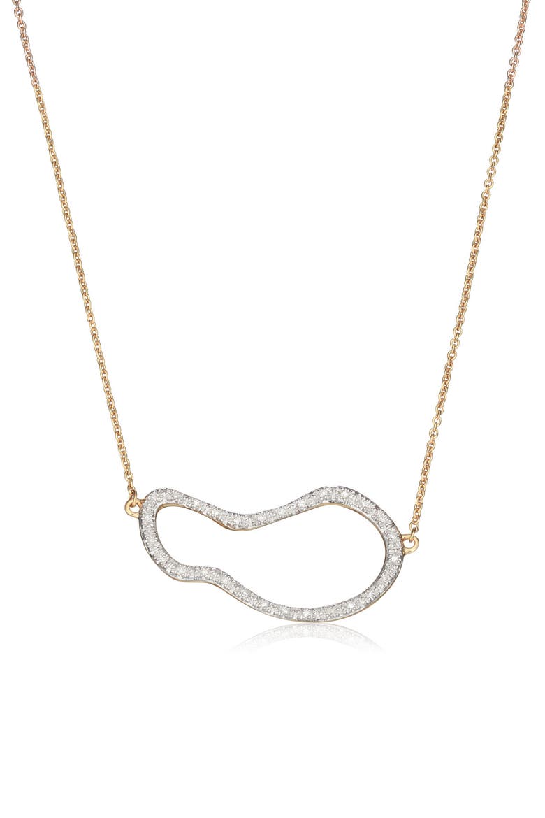 Riva Pod Diamond Pendant Necklace (Nordstrom Exclusive), Main, color, GOLD
