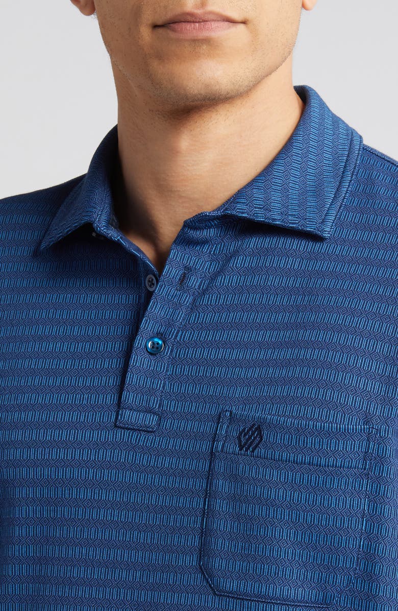 Johnston & Murphy XC4<sup>®</sup> Geo Jacquard Performance Pocket Polo, Alternate, color, 