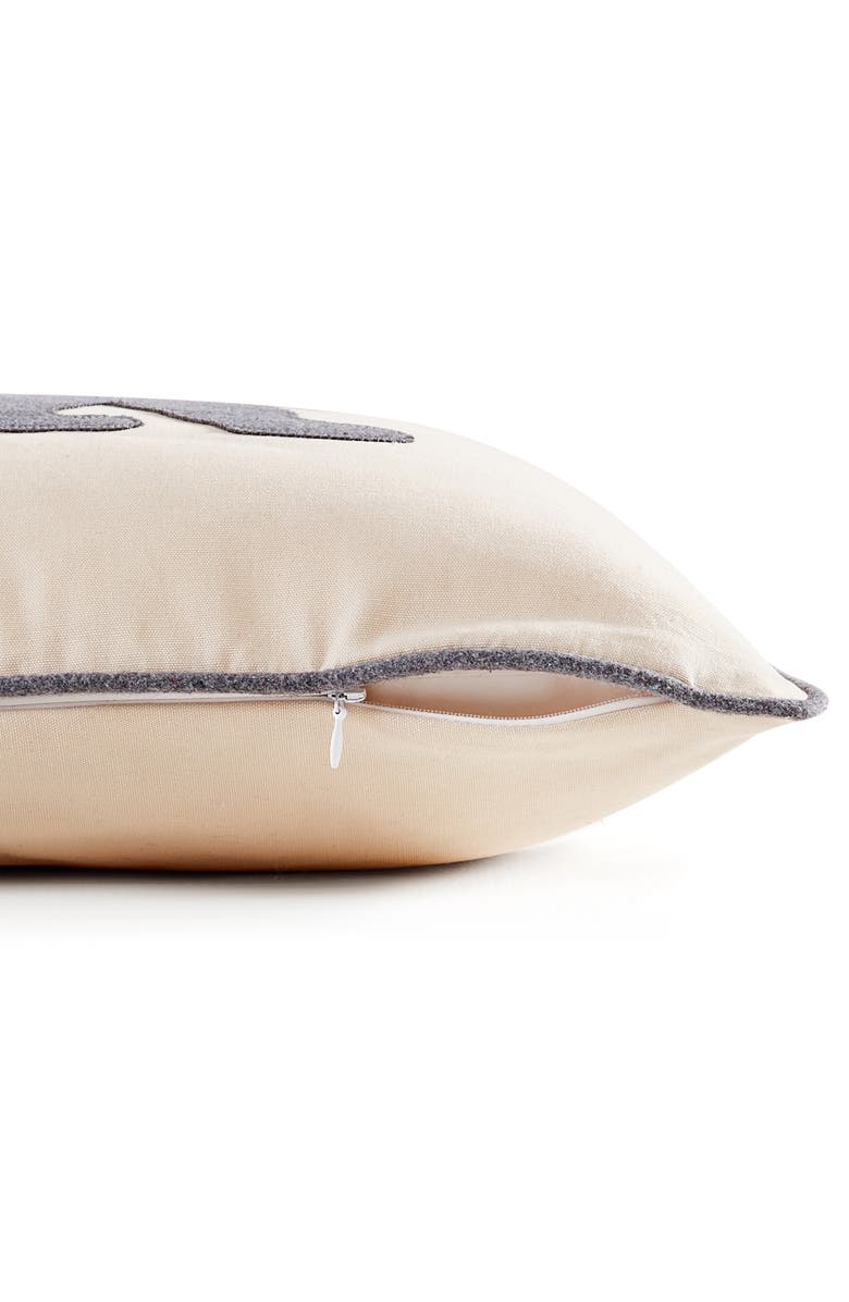 Eddie Bauer Bear Throw Pillow, Alternate, color, Grey