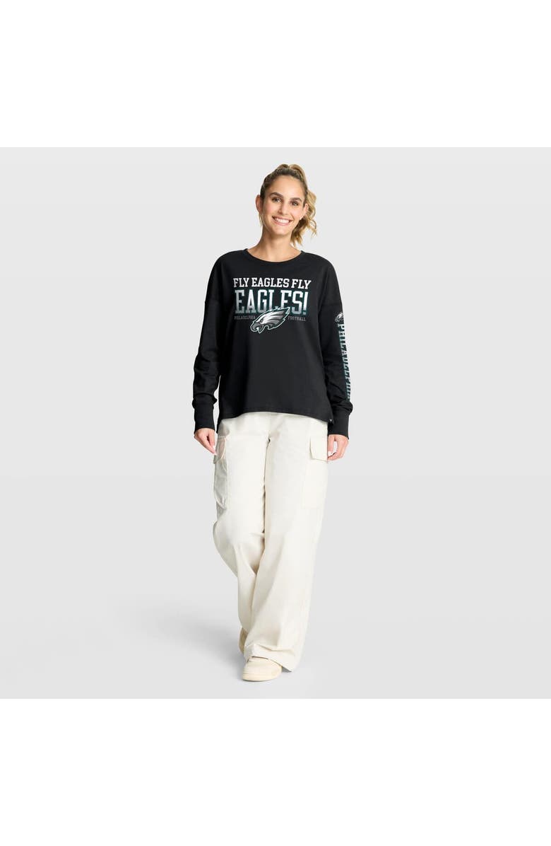 FANATICS Women's Fanatics Black Philadelphia Eagles Hometown Legacy Long Sleeve T-Shirt, Alternate, color, Black