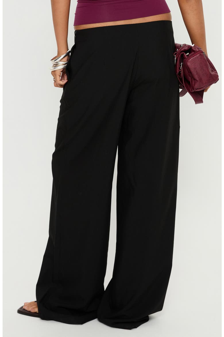 Khane Wide Leg Pants, Alternate, color, BLACK