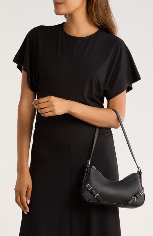 Collection Xiix Faux Leather Shoulder Bag In Black