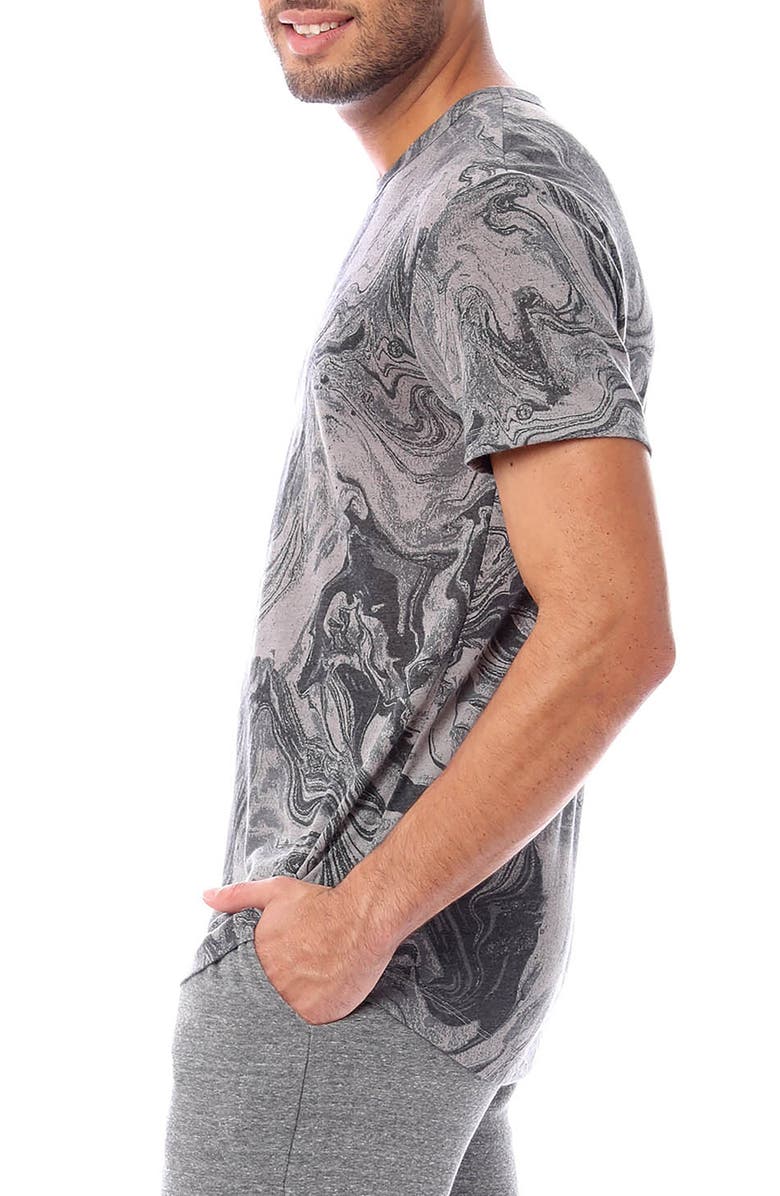 Alternative Men's Eco-Jersey Shirttail Printed T-Shirt, Alternate, color, 