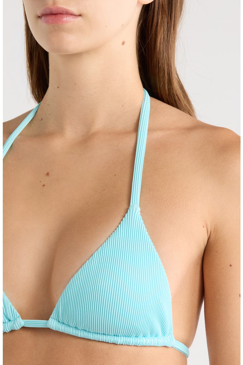 Slider Triangle Bikini Top, Alternate, color, CALYPSO BLUE