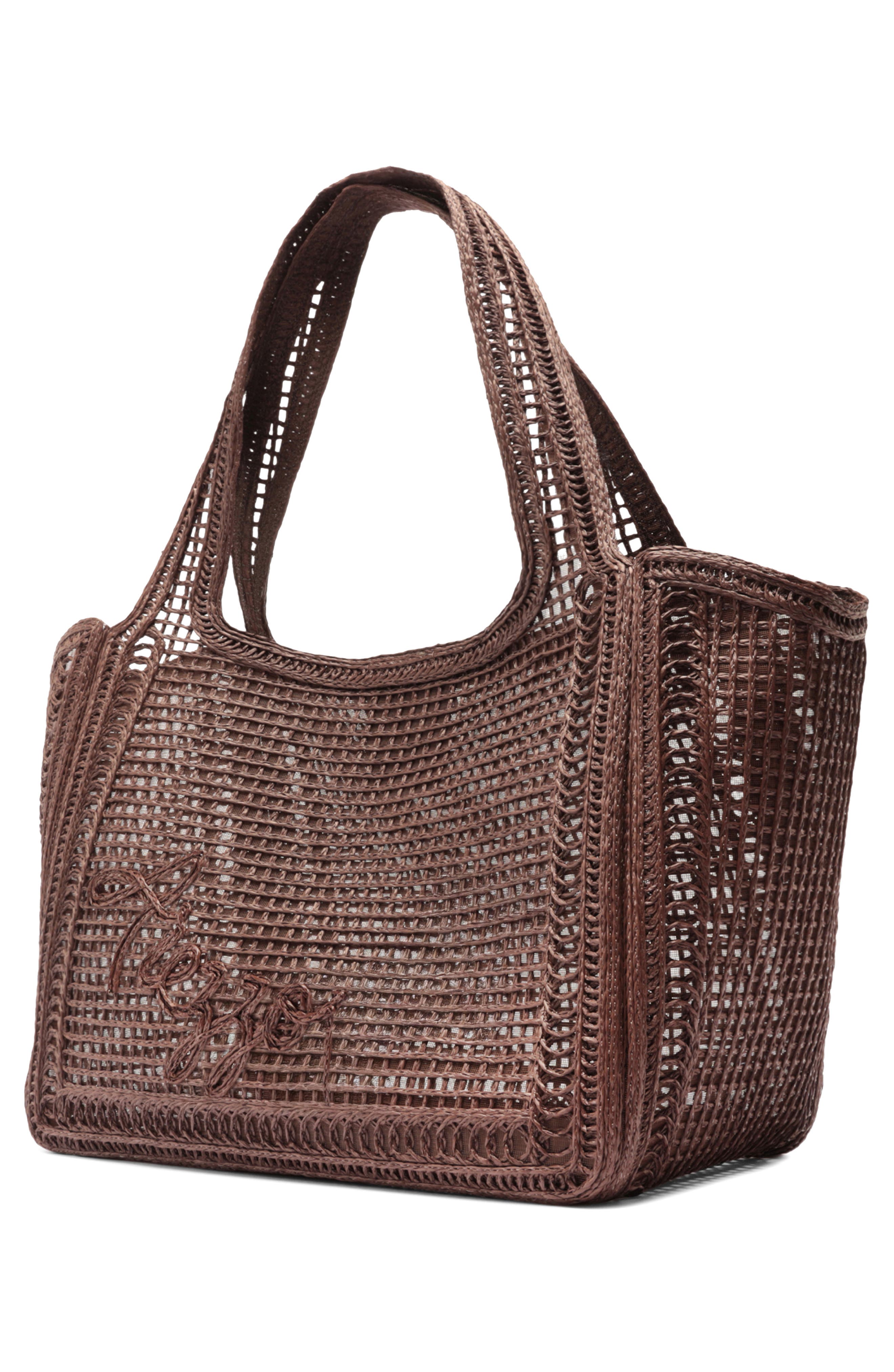 Arezzo Large Isla Shopping Bag, Alternate, color, New Cocoa/ New Cocoa