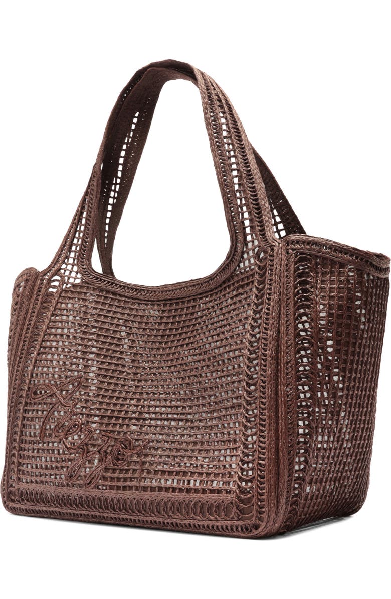 Arezzo Large Isla Shopping Bag, Alternate, color, New Cocoa/ New Cocoa