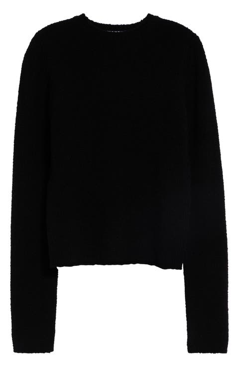 Wool Bouclé Roundneck Sweater