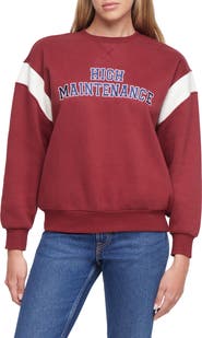 Wildfox High Maintenance Varsity Sweatshirt