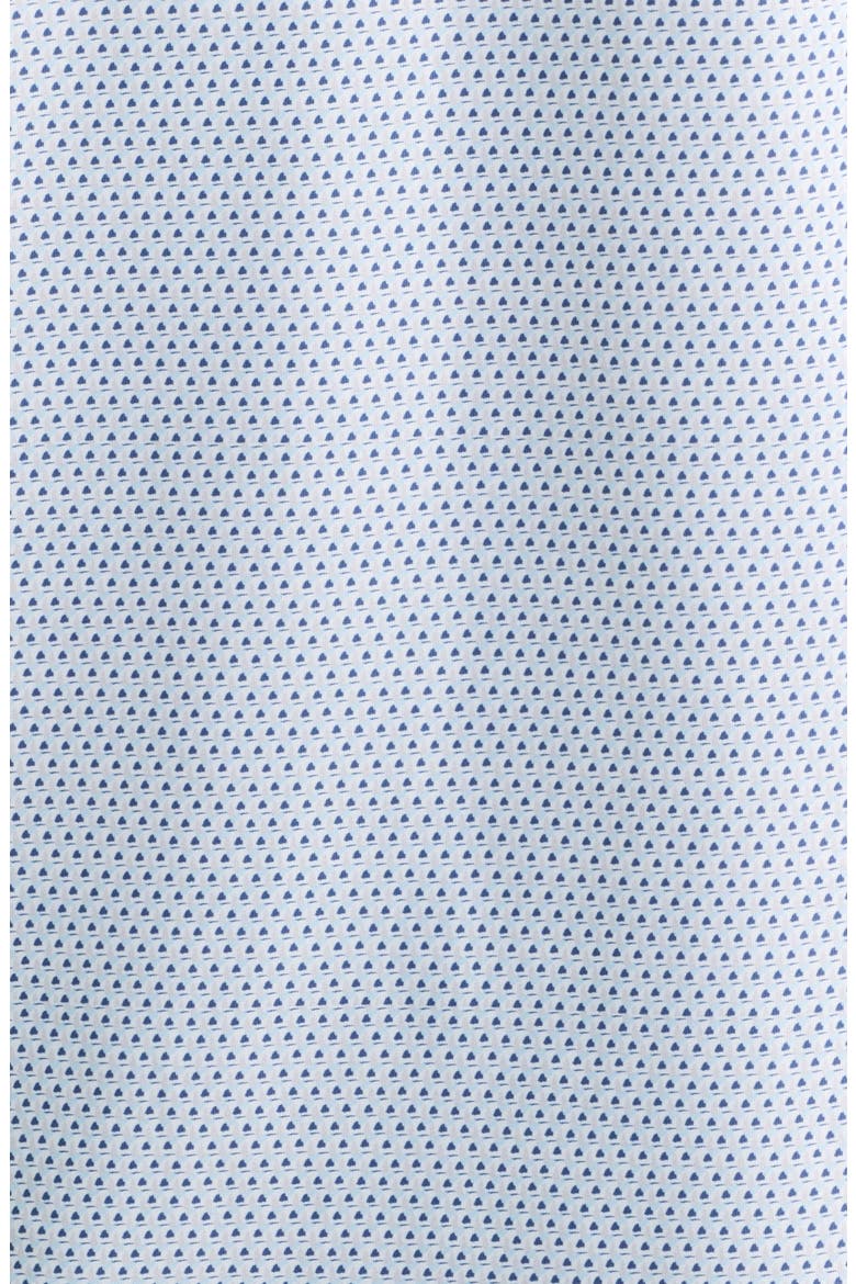 Hummingbird Summer Comfort Performance Jersey Polo, Alternate, color, BLUE/ WHITE