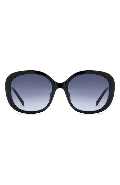 56m Gradient Oval Sunglasses